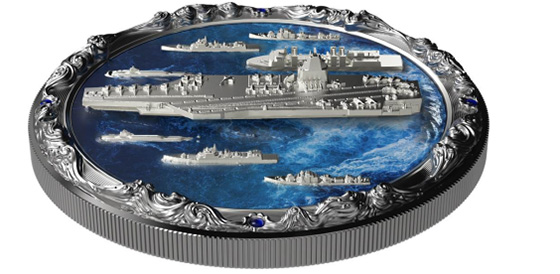 國防科技+貴金屬價值！福建艦立體微縮限量發售  創投資收藏新高度
